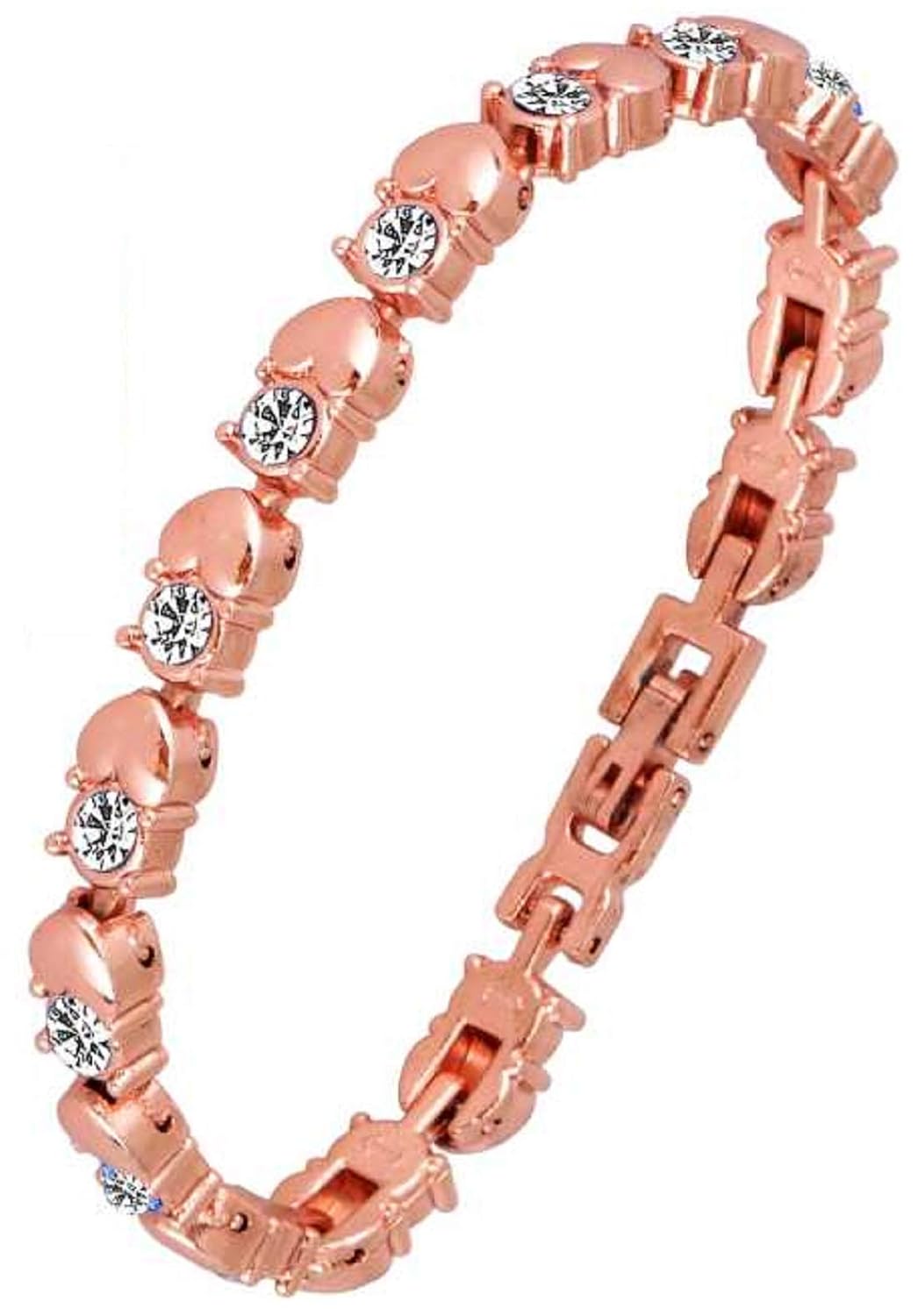 Flower Design On Dial and Strap Analog Watch with Free Bracelet for Women & Girls