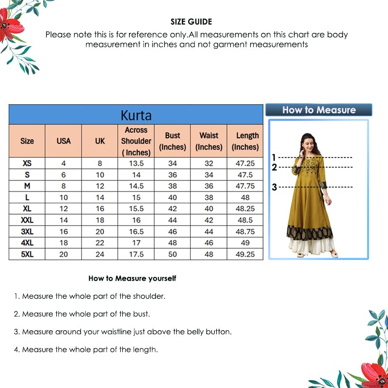 Yash Gallery Women's Cotton Slub Sequin Work Angrakha Kurta for Women
